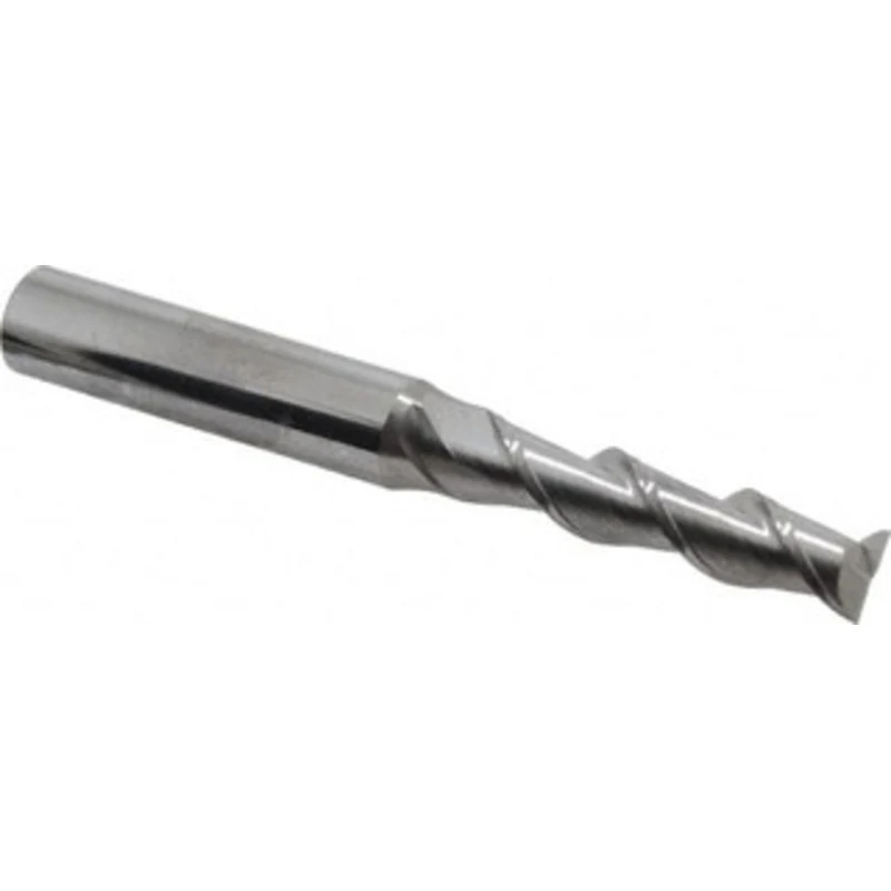 Accupro 1.5 per Side 3/16 Small End Diam 1-1/4 LOC 3-Flute Solid Carbide Tapered Square End Mill Uncoated, 1/4 Shank ...